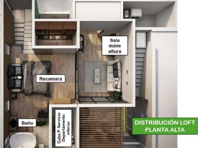 Departamento Loft en Esmeralda Norte