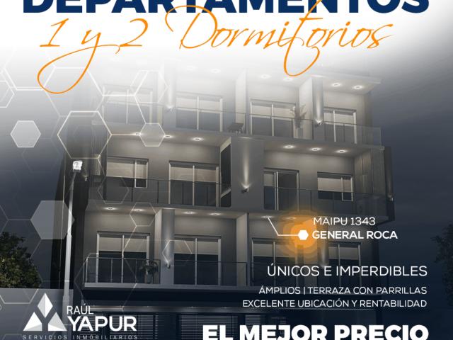 DEPARTAMENTO MONOAMBIENTE EN VENTA GENERAL ROCA en Inmomap