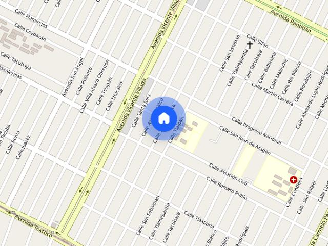 Departamento Neza, Sobre Avenida Pantitlán a dos calles de Av. Villada