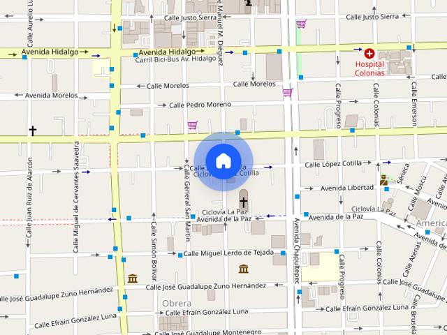 Departamento nuevo Col, Americana