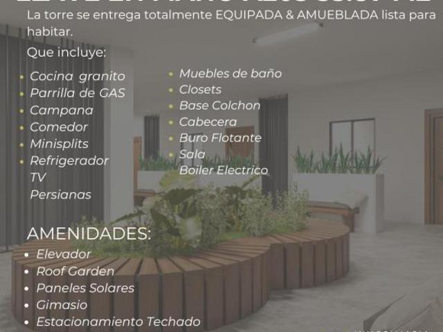 DEPARTAMENTO NUEVO COMPLETAMENTE AMUEBLADO EN VENTA