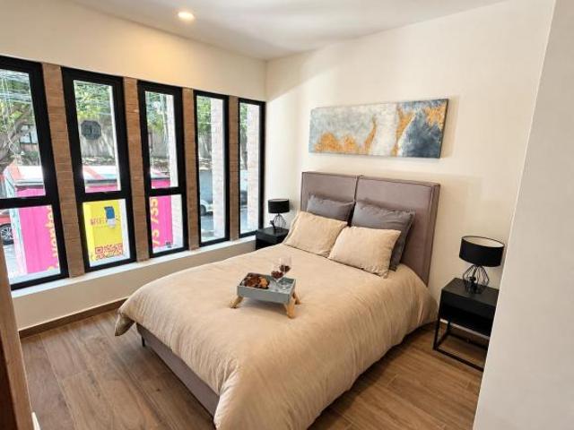Departamento nuevo con roof garden privado, 2 rec, Portales, a una calle de Calzada de Tlalpan