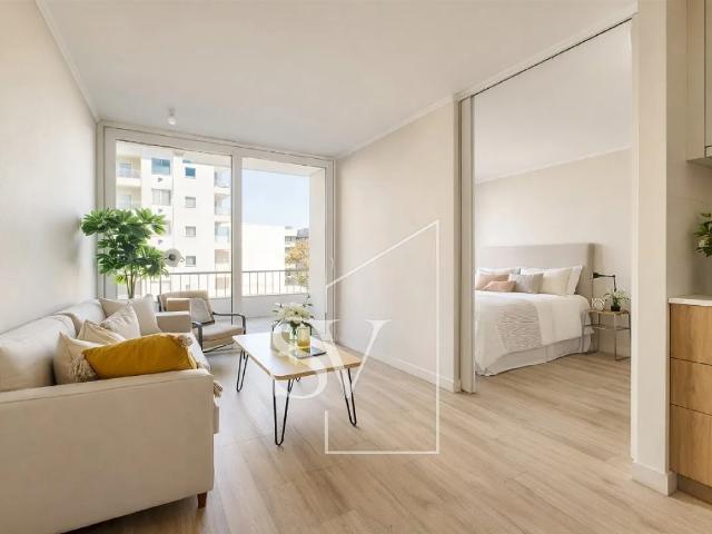 Departamento nuevo, tipo polilla, 2 d, 2 b, ñuñoa, metro