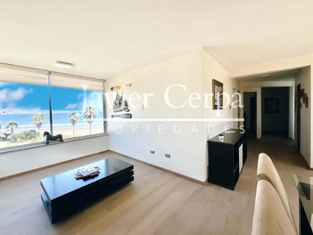 Departamento Semi Amoblado En Primera Línea Av Del Mar