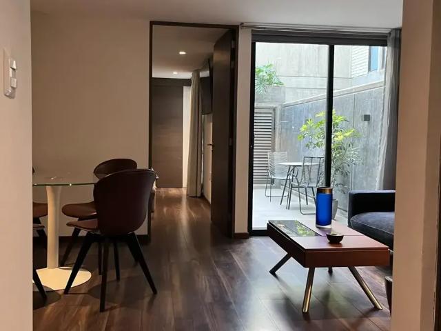 Departamento Sin Amueblar En Renta Col. Nápoles 62 M2 Terraza Privada