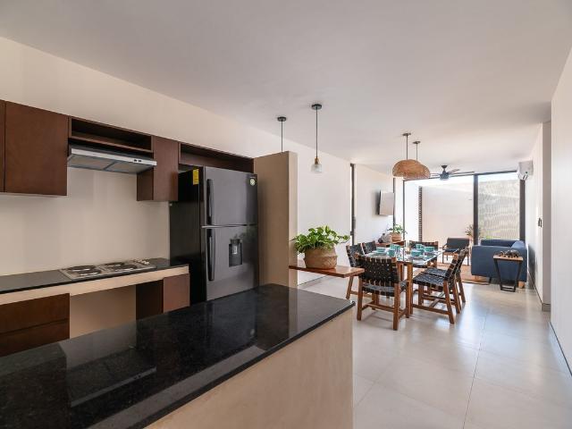 Departamento planta baja equipado en renta al norte de Mérida