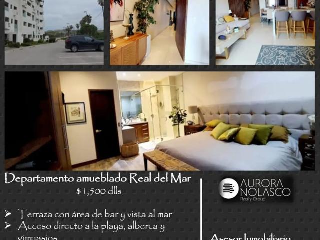 Departamento Real del Mar con acceso directo a la playa