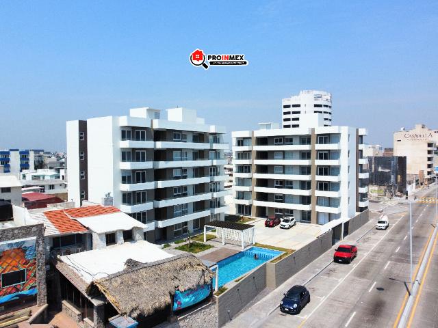 Departamento Renta frente a playa Alberca Fracc Costa Verde Boca del Río