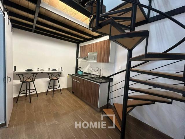 Departamento tipo loft en renta en Santa Maria la Ribera