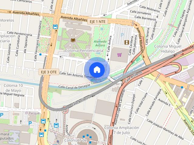 Departamento tipo LOFT RENTA para 1 persona Jardin Balbuena cerca Aeropuerto CDMX