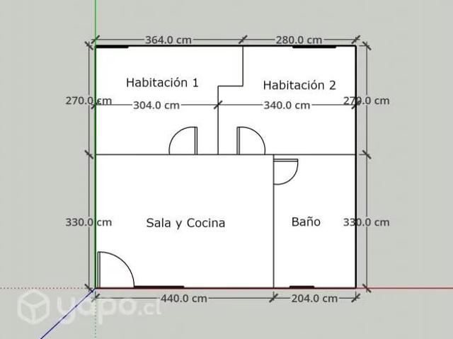 Departamento Venta Usado en El Bosque | 2 dormitorios por 940.00 en El Bosque