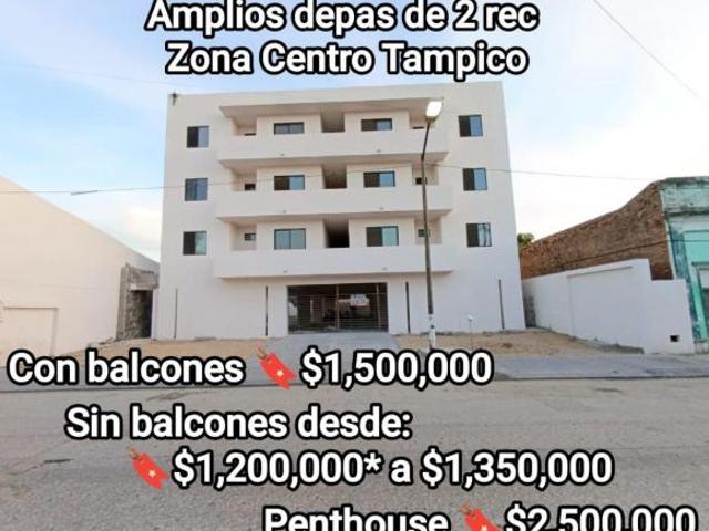 Departamentos Nuevos de 75 m2 con 2 recámaras de en la Col. Zona Centro de Tampico