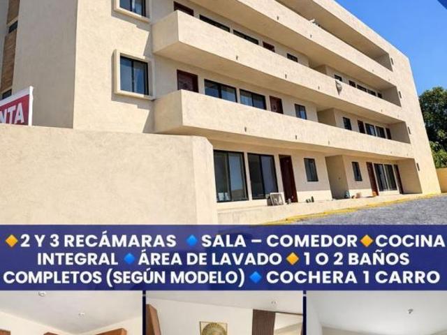 Departamentos nuevos en Venta en la Col. Arenal de 2 y 3 recamaras