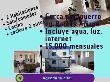 Departamentos amueblados Cerca de Aeropuerto R. Arizpe