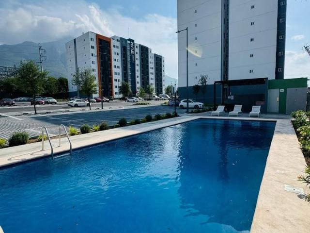 Departamentos amueblados de 2 y 3 recámaras en Guadalupe, Torre con amenidades