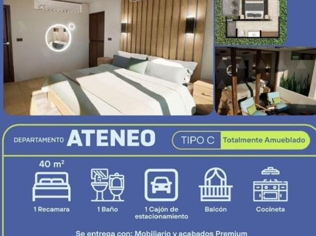 | Departamentos amueblados para inversión, en preventa. |