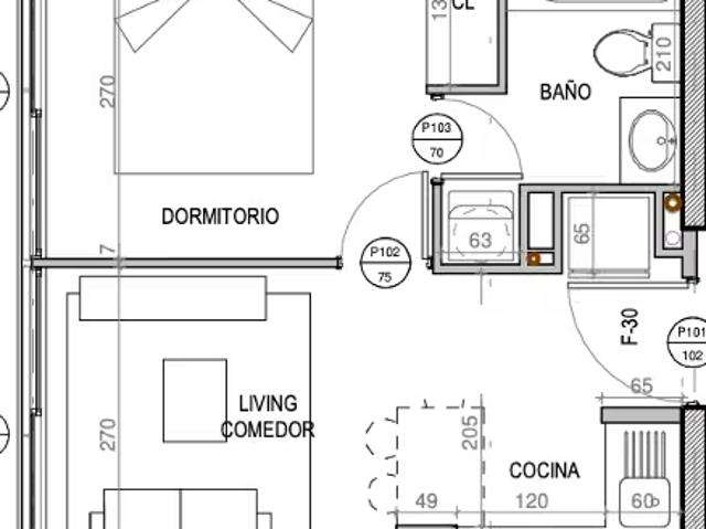 Departamentos en arriendo en Independencia | Mirador Gamero [1747 2] 1 dormitorios por USD 338000.00