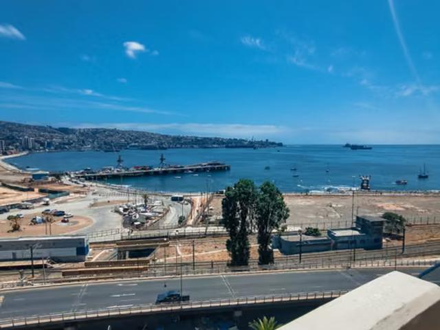 Departamentos en arriendo en Valparaíso | 2 Dorm Vista Al Mar Mirador Baron 2 dormitorios por CLP 750000.00