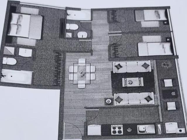 Departamentos en arriendo en viña del mar | depto amoblado 3d 2b e +b condominio altos de cast 3 dormitorios por clp 700000.00