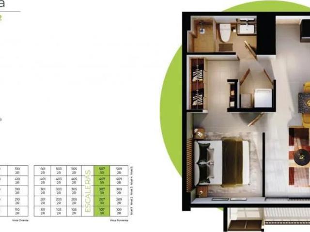 Departamentos en Preventa | 1 Recámara | San Nicolás