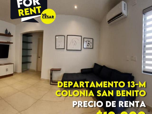 Departamentos en renta en colonia San Benito