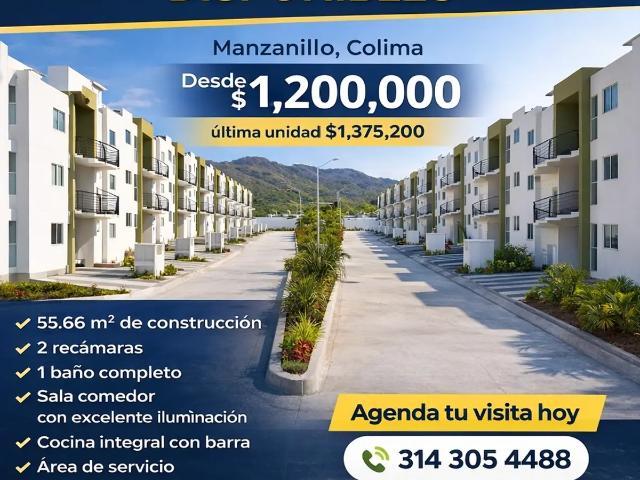Departamentos en Venta en Manzanillo | Colinas de San Javier | Desde $1,350,000