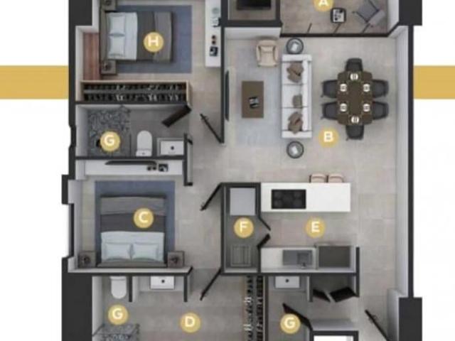 Departamentos en Venta en Residencial Dinastía