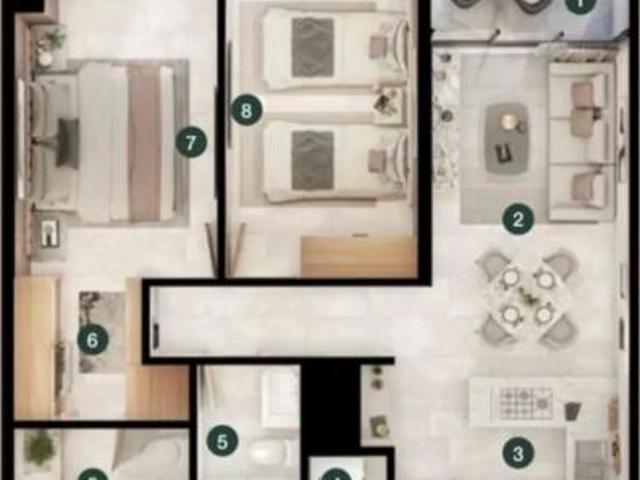Departamentos en Venta en Santa Maria
