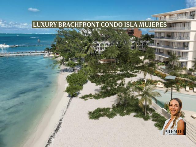 DEPARTAMENTOS FRENTE AL MAR Y ACCESO A LA PLAYA EN VENTA EN ISLA MUJERES