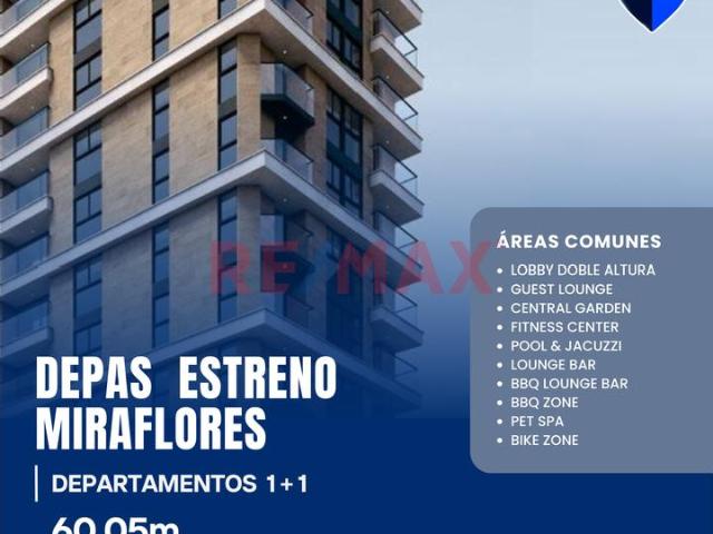 Departamentos 1+1 En Miraflores