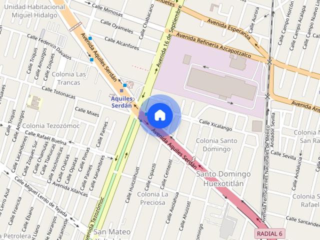 departmento en frenta a un costado del metro aquiles serdan