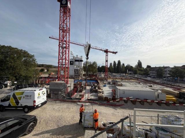 Der Bau schreitet gut voran Geräumige 5,5 Zimmer mit 131 m² + Balkon
