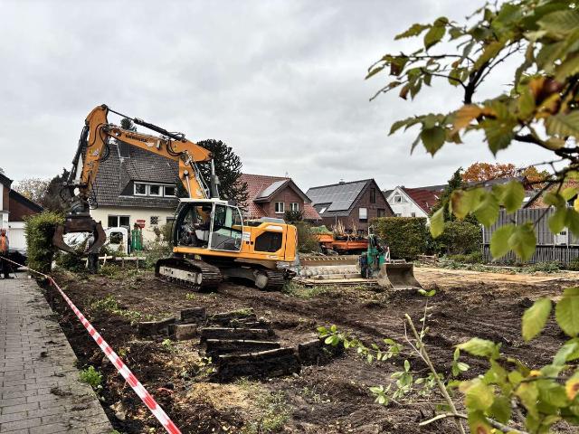 Der Baustart ist bereits erfolgt!