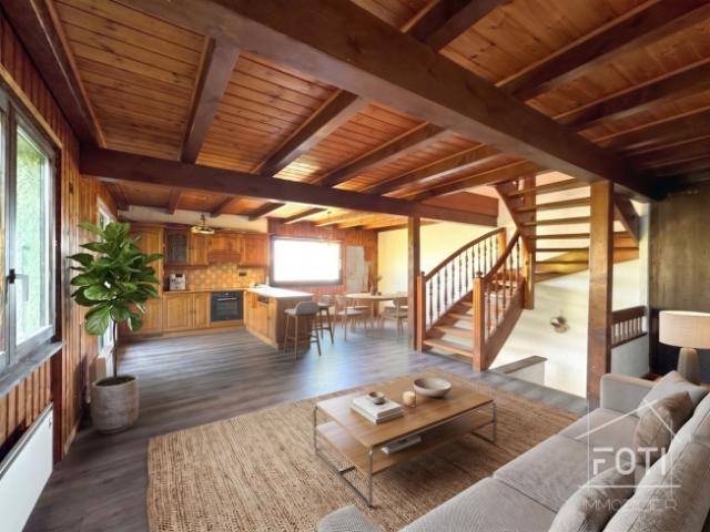 Der ideale Familienkokon 5,5 Zimmer mit einem 300 m² großen Garten auf den Höhen von Monthey