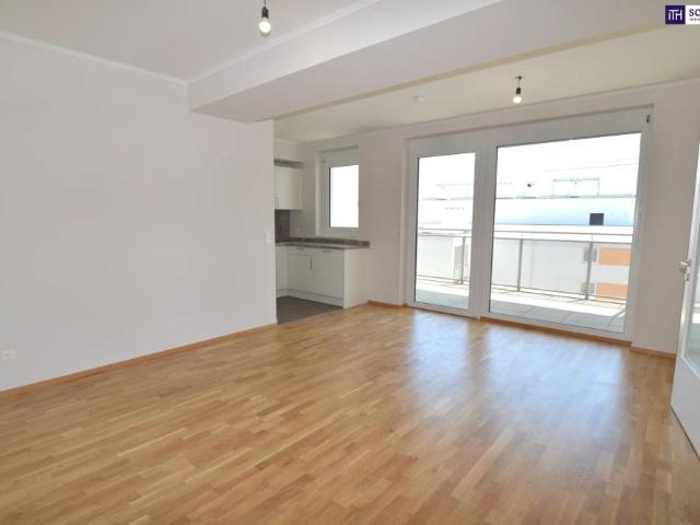 DER MARKHOF Coole drei Zimmer im Erstbezug und eine prachtvolle Dachterrasse in Top!