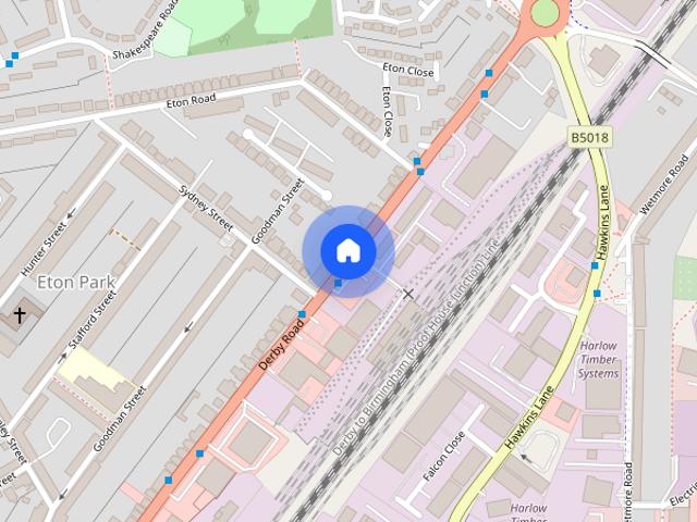 Derby Road, Staffordshire, Burton upon Trent, DE14