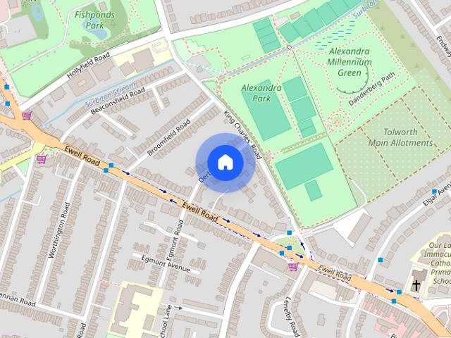 Derby Road, Surbiton, KT5