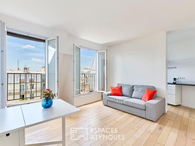 Dernier étage avec balconnets Quartier Charonne
