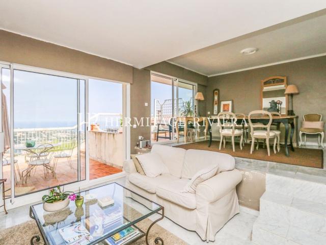 Dernier étage 3 Pièces Vue mer Terrasse 90m² Villefranche sur Mer