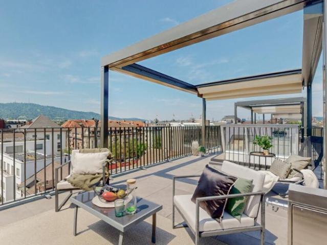 Derniers fantastiques appartements en duplex de 3,5 pièces avec terrasse privée sur le toit