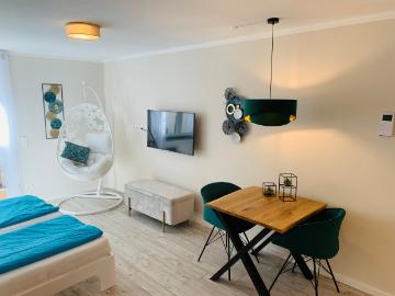 Design Apartment in new building with terrace basement