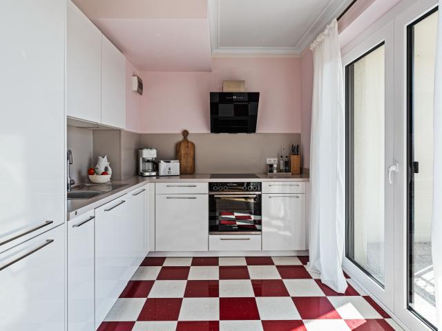 Design Apartment, Underground Parking with E Charging Station, Kitchen, Terrace in Hamburg Hamm