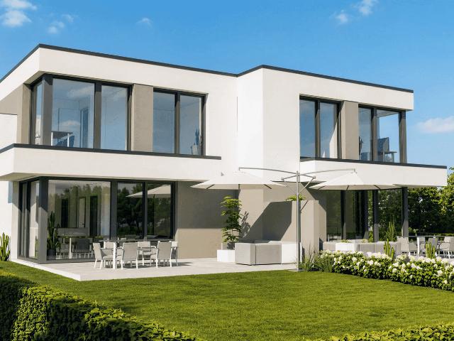 Modernes Doppelhaus in Bestlage von Perchtoldsdorf am Rand der Weinberge