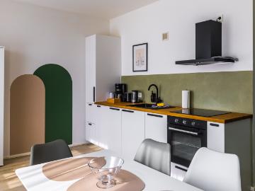 75 Design ElbOase 2 Separate sleeping spaces Central washing machine Train station within walking distance
