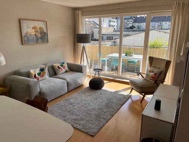 Design flat with parking garage and large balcony in Flingern Nord, Dusseldorf Amsterdam Apartments for Rent