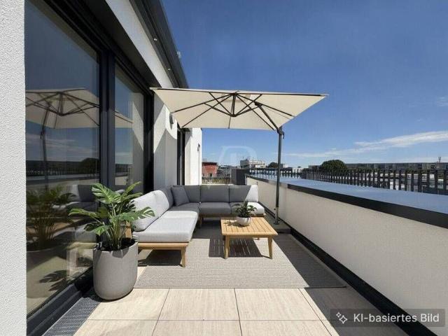 Design Penthouse mit Dachgarten und maßgefertigtem Interior Konzept