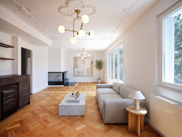 Design, Raum & Weitblick – aussergewöhnliche Stadt Maisonettewohnung