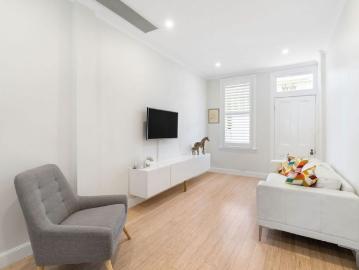 Designer Terrace with Views, Studio & Garage In Prized Address Close to Queen Street Village