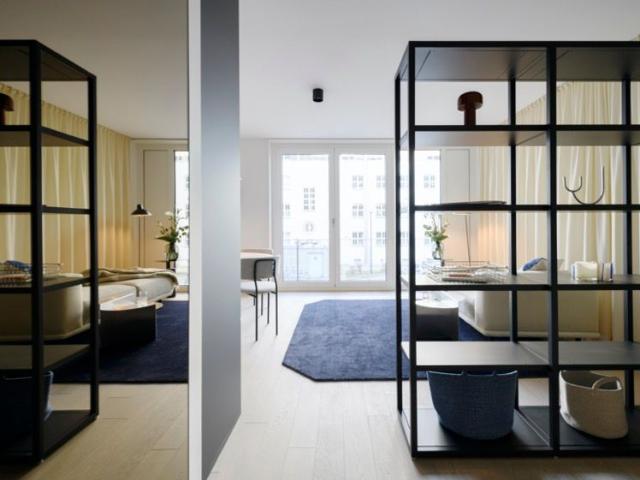 Designer apartment fully furnished in the heart of Schwabing includes a communal rooftop terrace and co working space, Munchen Amsterdam Apartments for Rent