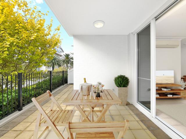 Designer Garden Apartment with a Study Nook